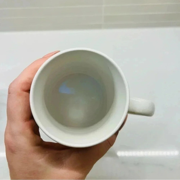 Be Still Floral White Graphic Coffee Mug - Picture 4 of 4